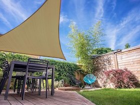 CEVERTR360,voile d'ombrage triangulaire - shade sail