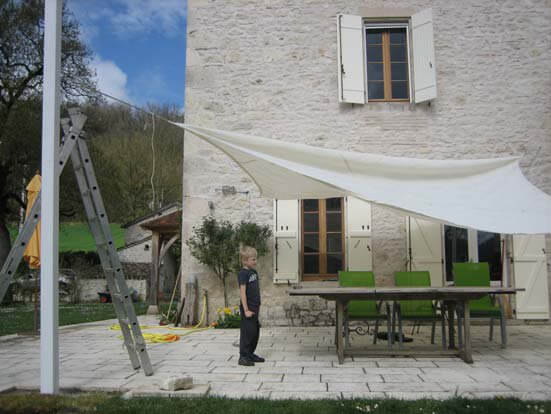voile d'ombrage -  protection solaire
	

-in5