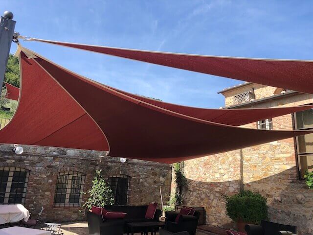 voile d'ombrage fête - protection uv - shade sail