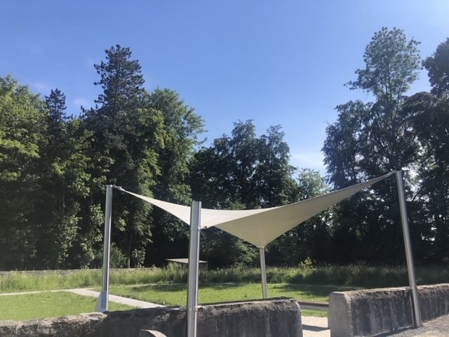 voile d'ombrage fête - voile d'ombrage - shade sail