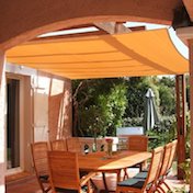 shade sail - toile solaire - voile d'ombrage triangulaire - uv protection 05